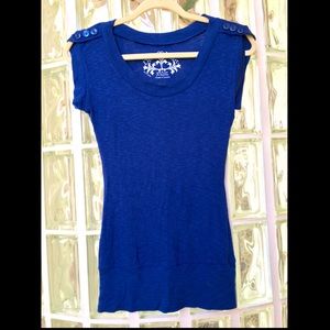 Women’s blue shirt
